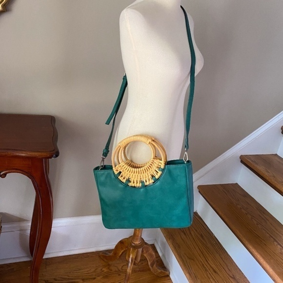 Anthropologie Marianne Green Tote Bag - Picture 4 of 7